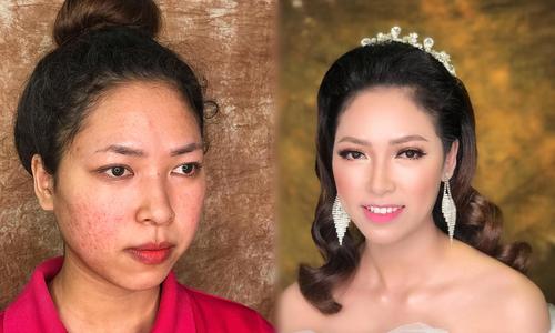 Makeup Hùng Việt bày cách trang điểm cô dâu da mụn - Ngôi sao