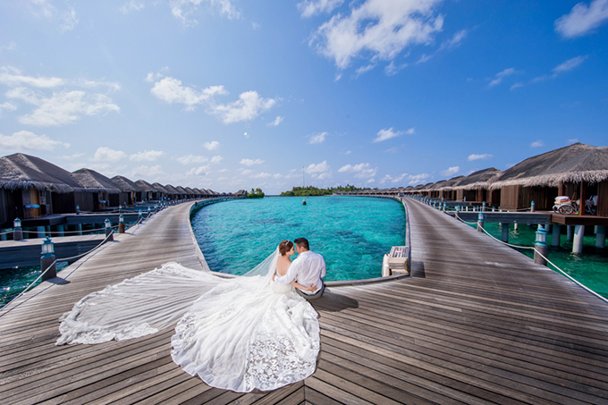 Kỷ niệm 10 năm ngày cưới bằng bộ ảnh Maldives