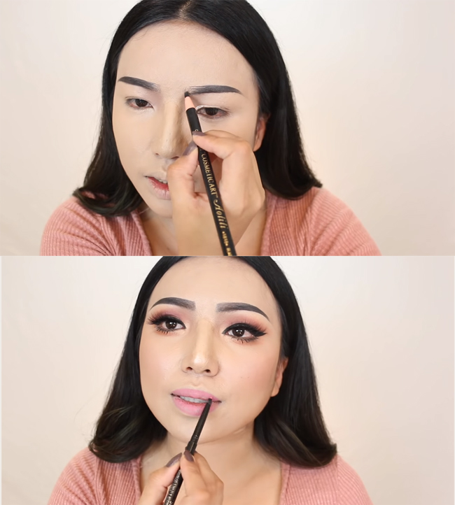 Beauty blogger Mỹ lột xác với chiêu nâng mũi, độn cằm không cần dao kéo - 2