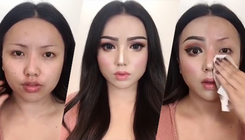 Beauty blogger Mỹ 'lột xác' với chiêu nâng mũi, độn cằm không cần dao kéo - Ngôi sao