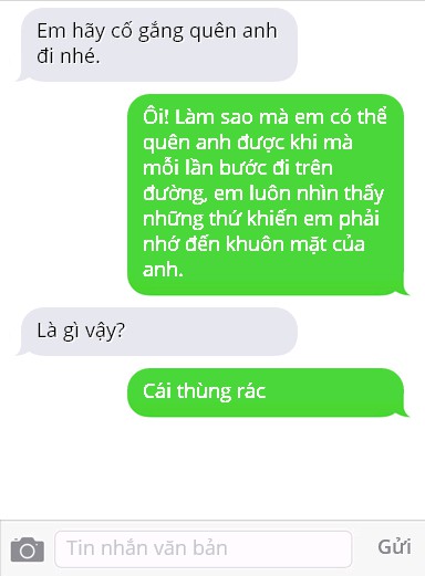 Cười té ghế với những màn đáp trả tin nhắn người yêu cũ “phũ phàng” nhất - Ảnh 6.