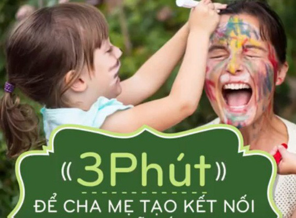 3 phút để cha mẹ kết nối mạnh mẽ với con theo chuyên gia quốc tế hàng đầu