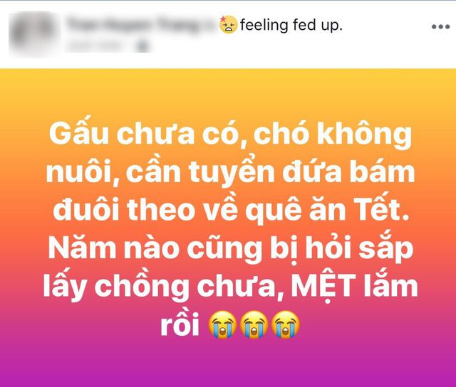 Bị hỏi "bao giờ lấy chồng" - cơn ác mộng của hội FA ngày Tết